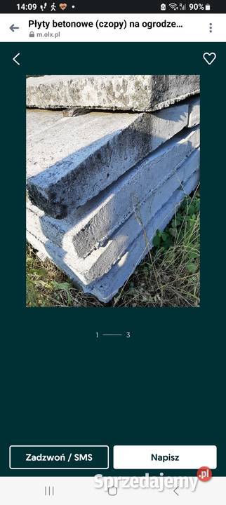 Płyty betonowe ze spadem Jawor sprzedam