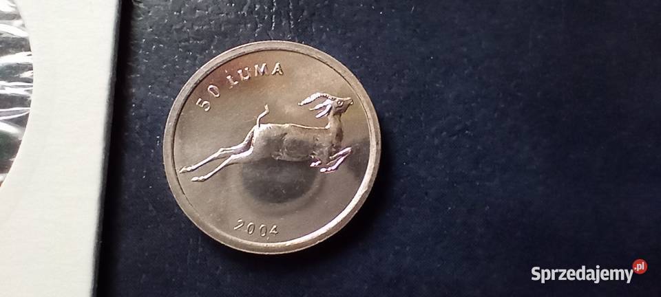 Stare monety 50 luma 2004 Antylopa Górski Lesko
