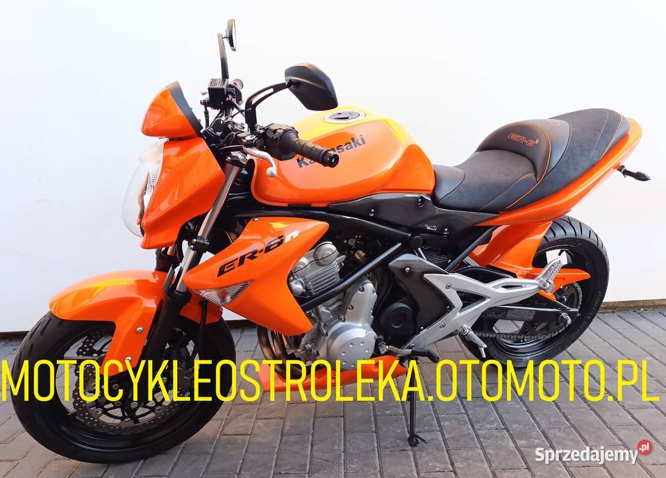 Kawasaki ER 6 N ER6N naked NISKI PRZEBIEG Ostrołęka