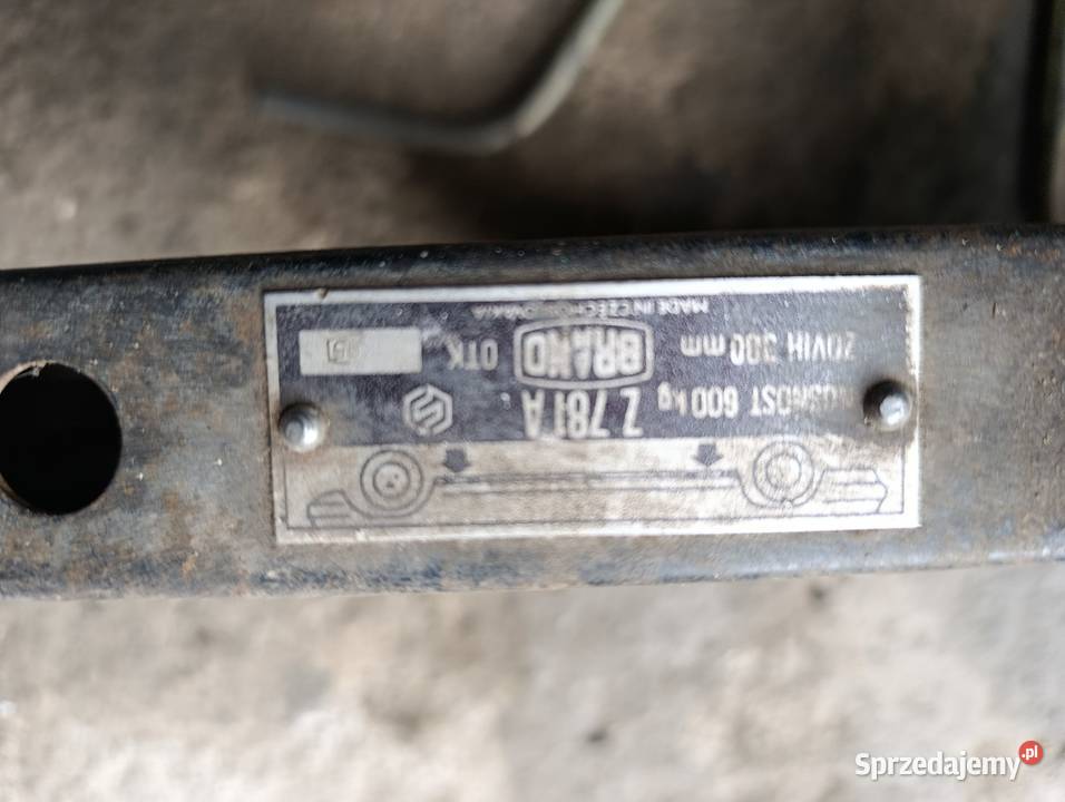 Podnośnik lewarek Z781A Brano Czechoslovakia Motoryzacja Cieszyn
