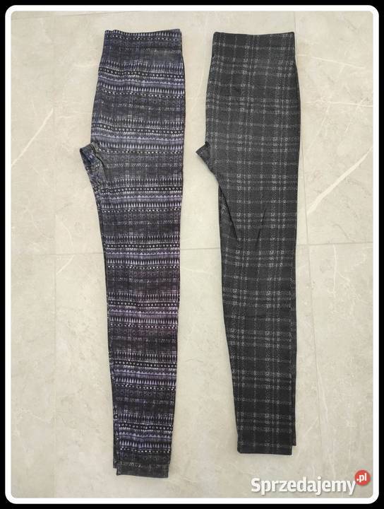 Legginsy wzorzyste 2 pary rozmiar 40 L Płock