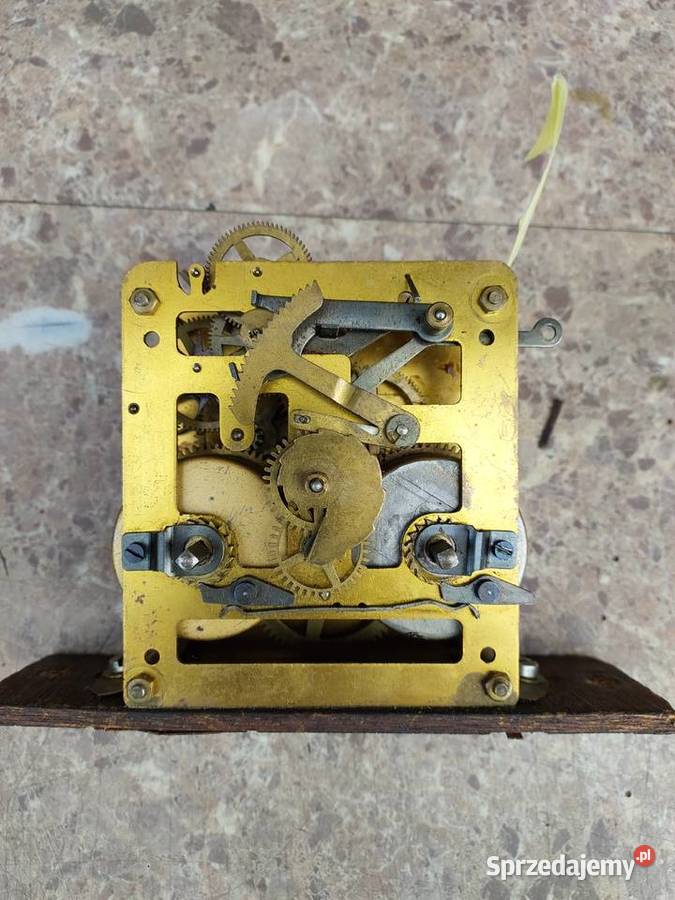 M187 Mechanizm starego zegara bufetowego Pozostałe Antyki, Sztuka, Kolekcje Tczew