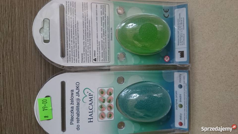 HALCAMP Piłeczka rehabilitacyjna JAJKO