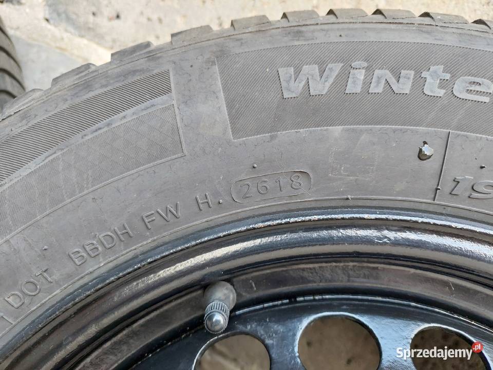 Koła VW R15 z oponami zimowymi 19565 Hankook Sokolniki sprzedam