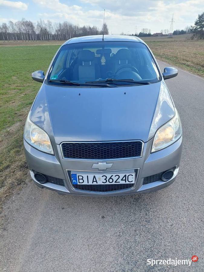 Chevrolet aveo 12 benzyna 2009r Zarejestrowany w Polsce Aveo Dobrzyniewo Fabryczne
