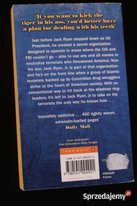Tom Clansy The teeth of the tiger książka Toruń