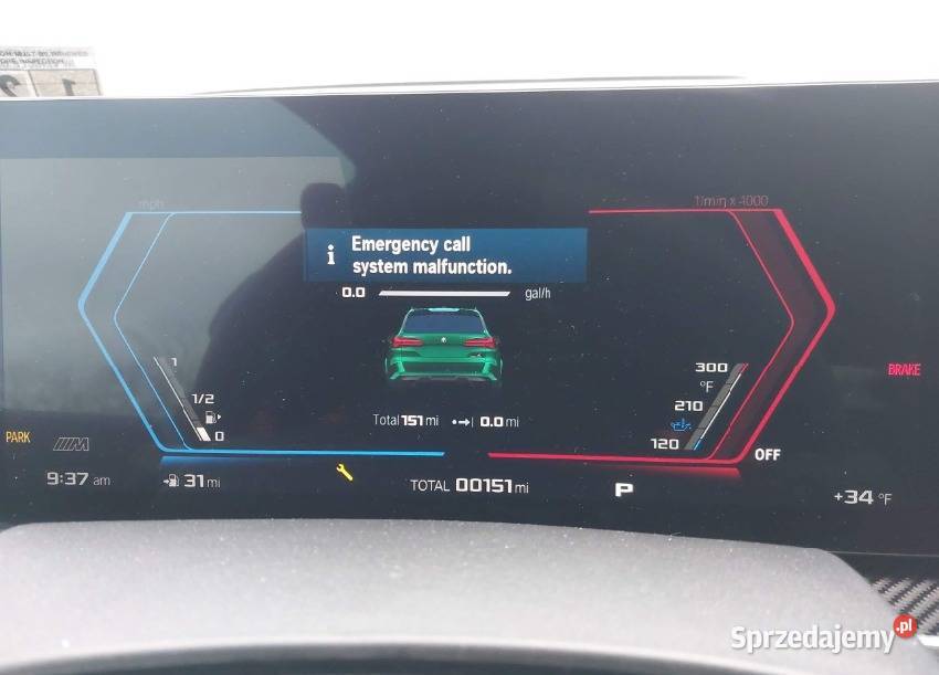2020 BMW X5 M50I 44L 8 617HP Płock
