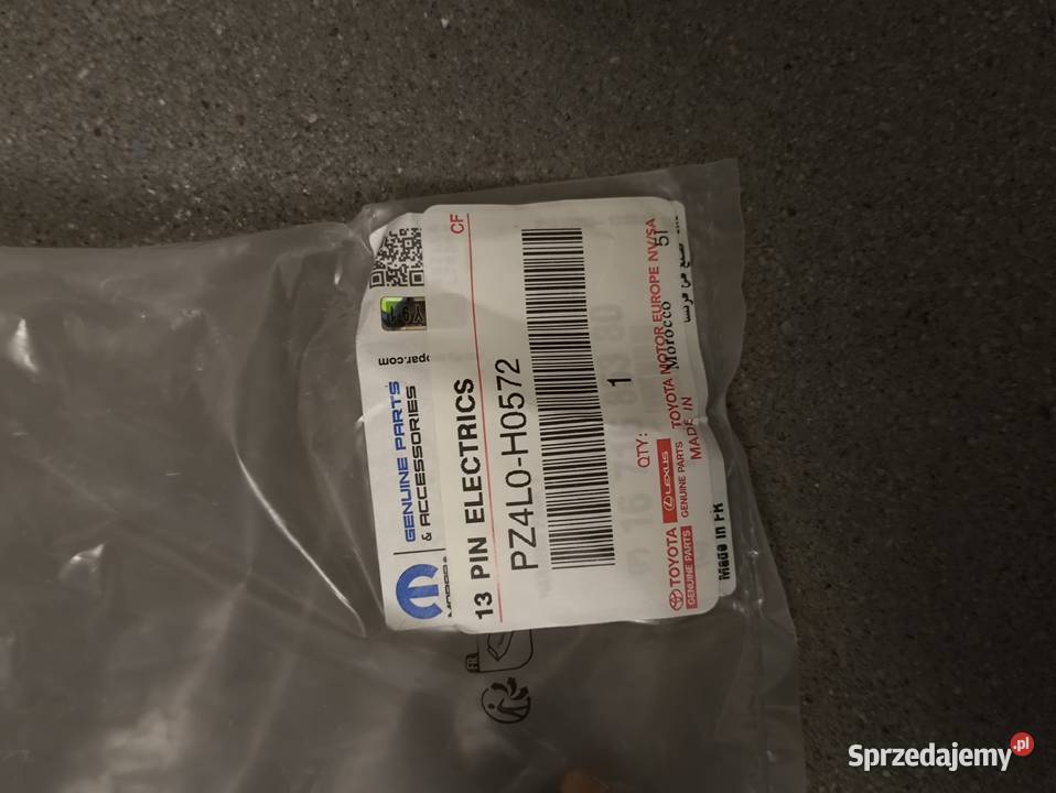 Orgina Wiązka haka dedykowana Toyota Proace Reda