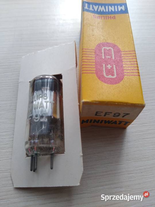 Lampa elektronowa EF97 radio samochodowe Prostyń