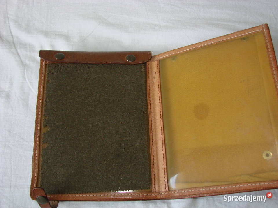 skórzany mapnik PZPATiR Pruszcz Gdański