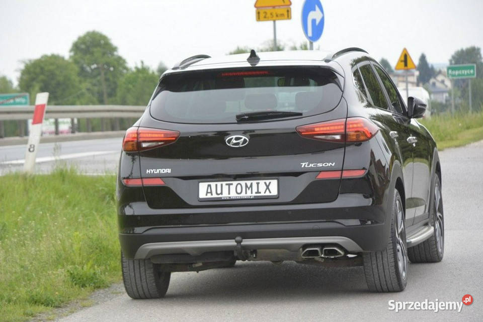 Hyundai Tucson 16CRDI bezwypadkowy gwarancja czarny Sędziszów Małopolski