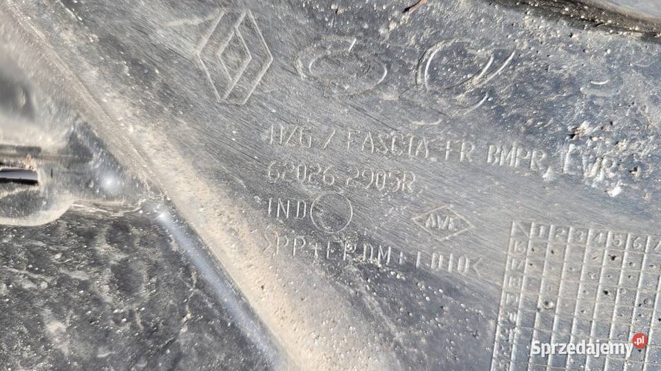 DOKŁADKA ZDERZAKA PRZÓD RENAULT KOLEOS II 17