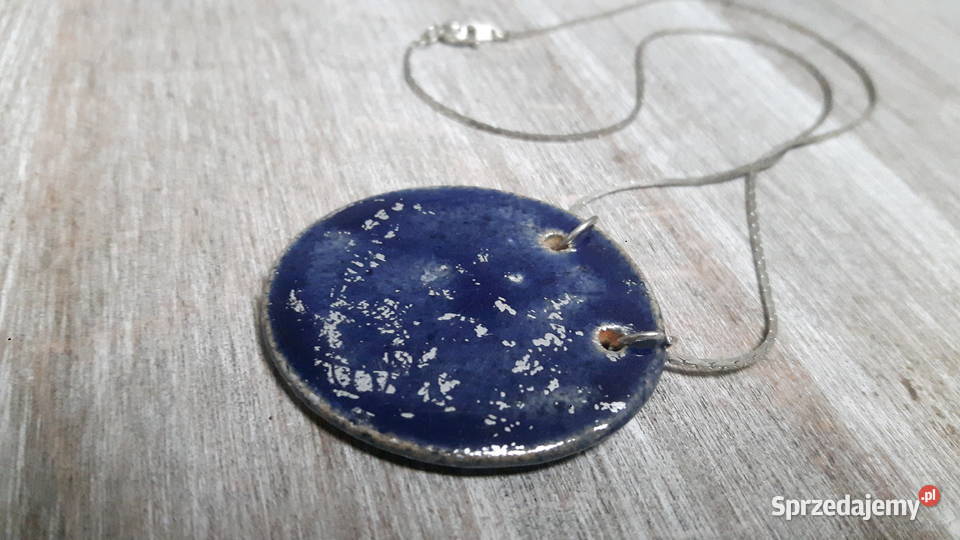Naszyjnik ceramiczny ręcznie wykonany Otwock