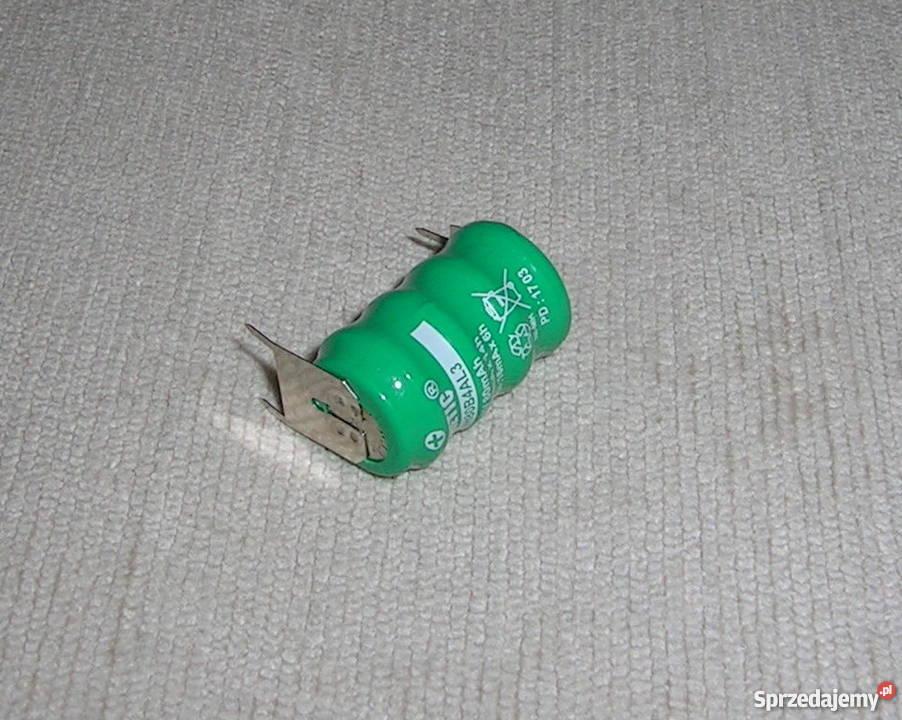 Akumulator NiMH 48V 65mAh fi 16x24mm 3pin Wyszków