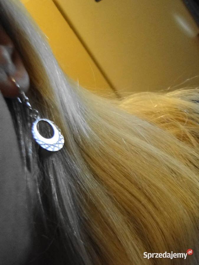 Oryginalne dwustronne kolczyki srebro 925 mazowieckie Warszawa