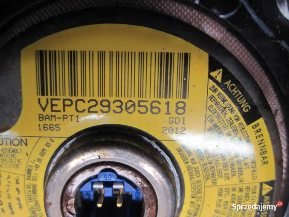 DACIA DUSTER I 13r AIRBAG poduszka kierowcy