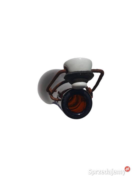 Stara szklana butelka z porcelanowym korkiem śląskie Cieszyn