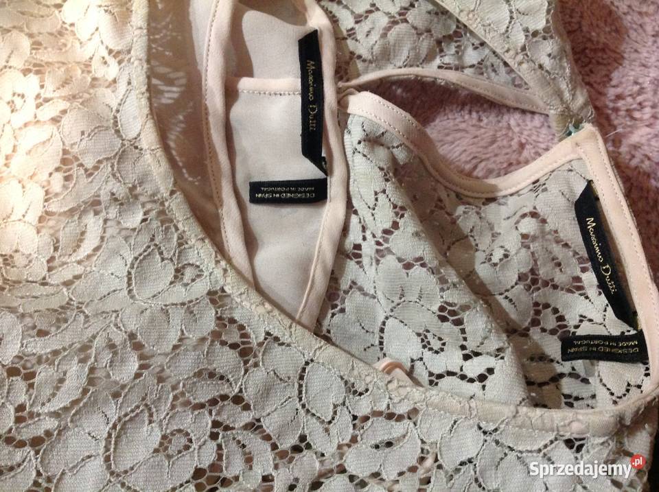 Sukienka Koronkowa Damska MASSIMO DUTTI S j Nowa Odzież damska sprzedam