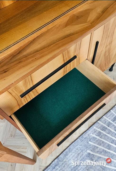 Witryna z PRL art deco vintage 45cm Warszawa