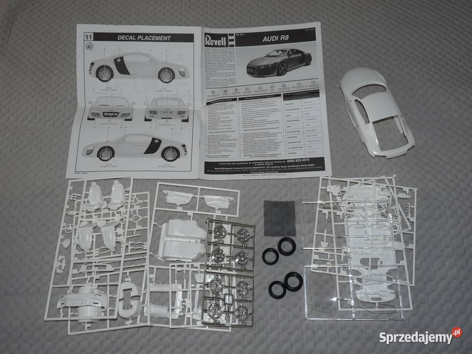 Model auta do składania Audi R8 skala 124 Kraków sprzedam