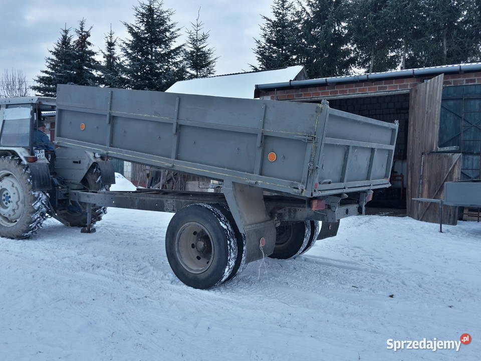 Przyczepa jednoosiowa z kiprem na bazie Stara nieuszkodzony Kraśnik sprzedam