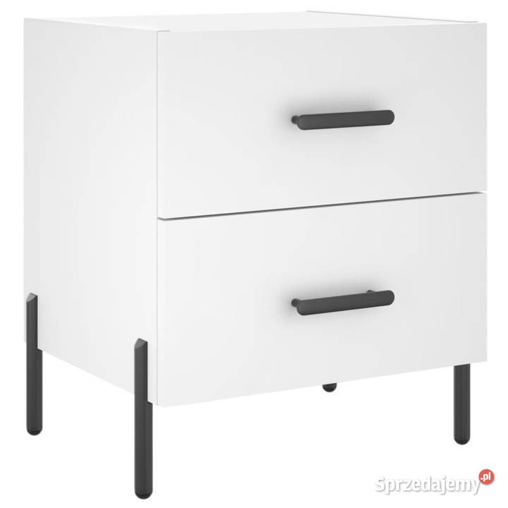 Szafki nocne 2 białe 40x35x475 WM827325 Warszawa