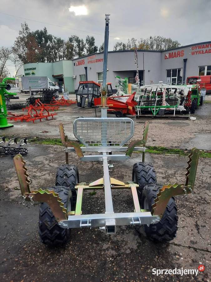 Przyczepa leśna z wywrotem do ATV QUAD