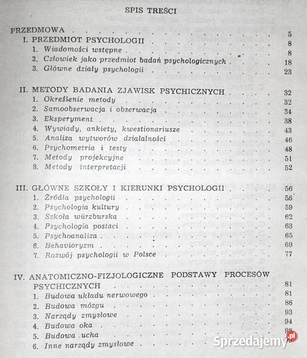 Elementy psychologii Tadeusz Nowacki Chełm