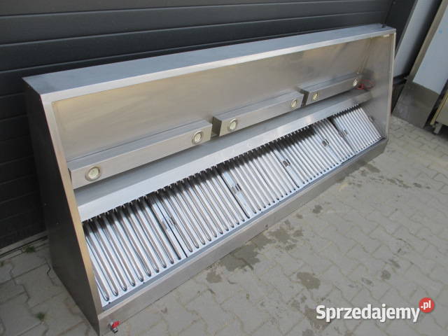 OKAP GASTRONOMICZNY SKOŚNY Z FILTRAMI 27510045 Ostrów Wielkopolski sprzedam