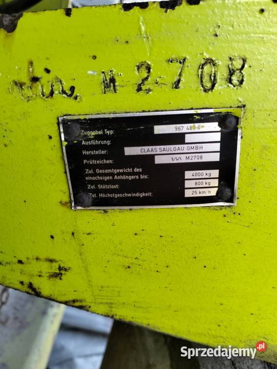 Samozbierająca Claas K26