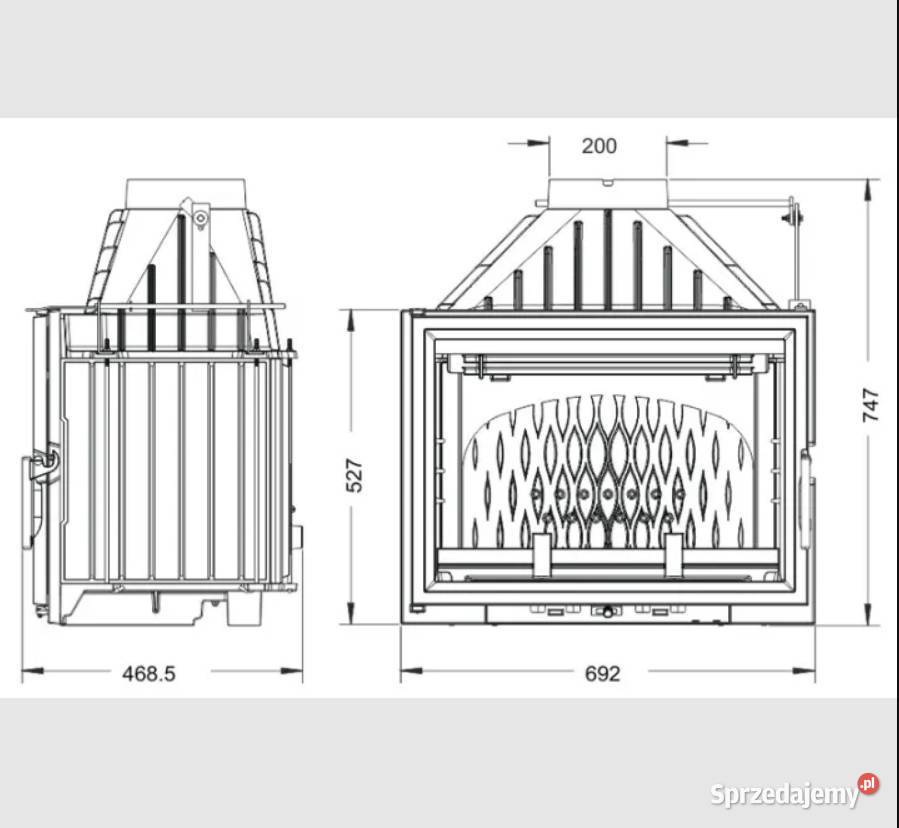 Wkład kominkowy INVICTA 700 GRANDE VISION ECO z wielkopolskie Poznań