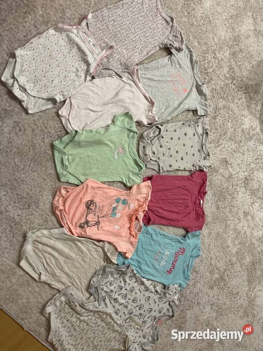 Body z krótkim rękawem dziewczęce zestaw H&M Słupsk sprzedam