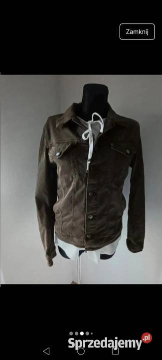 Kurtka jeansowa Denim Diesel khaki wiatrówka Krosno