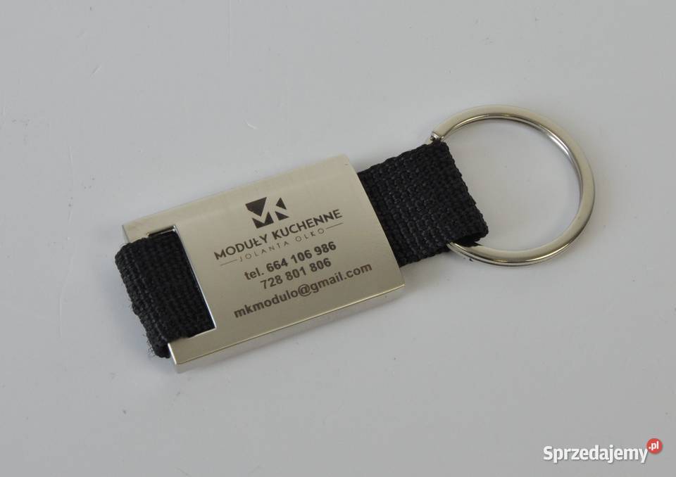 Brelok metalowy jednostronny grawer 50 Leżajsk