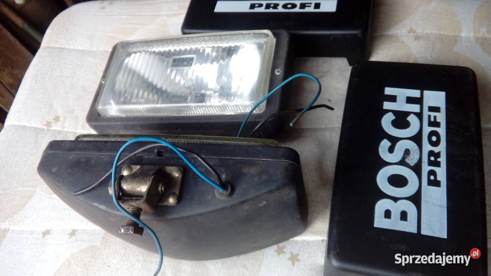Duże halogeny Bosch z osłonami dolnośląskie Miłków