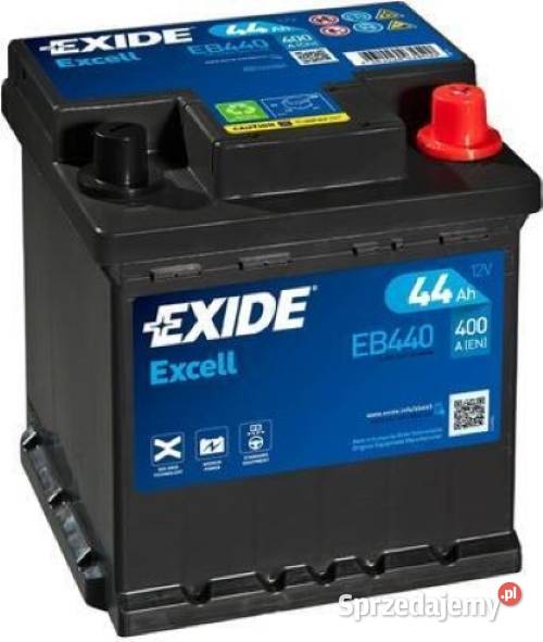 Akumulator Exide Excell 44Ah 400A EN PRAWY PLUS Toruń