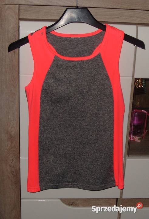 TXM Fajna Szaro Różowa Bokserka top r152 Rawicz