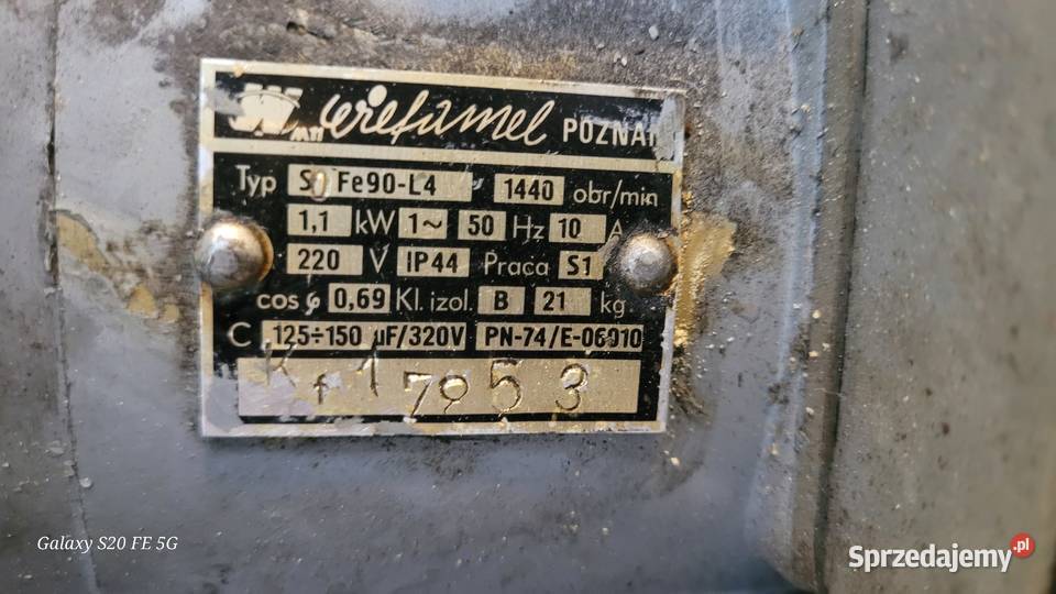 Sprzedam silnik elektryczny 11 Wiefamel Izbica Kujawska