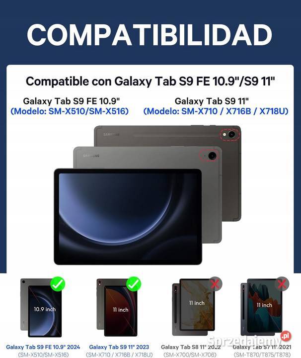 EARTO KLAWIATURA DO SAMSUNGA GALAXY TAB S9 Myszyniec