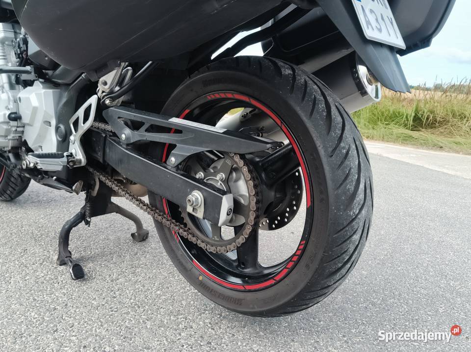 Suzuki Bandit 650 2008 ABS wtrysk 3 kufry zarw łańcuch Gryfino