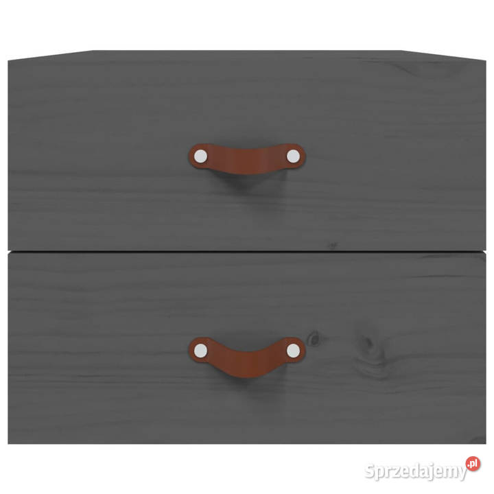 Szafki nocne wiszące 2 50x36x40 szare WM820981 Dom i Ogród mazowieckie sprzedam