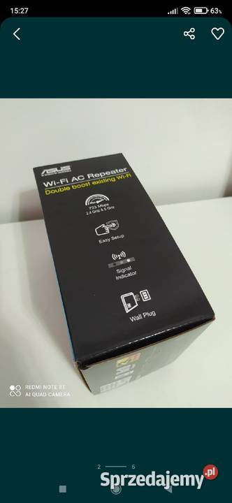 Sprzedam nowy Asus Wifi Repeater 180 Warszawa