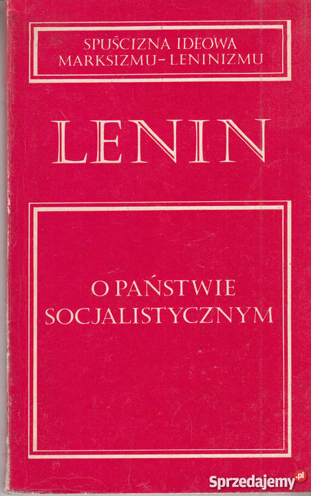 02715 O PAŃSTWIE SOCJALISTYCZNYM LENIN Czyrna