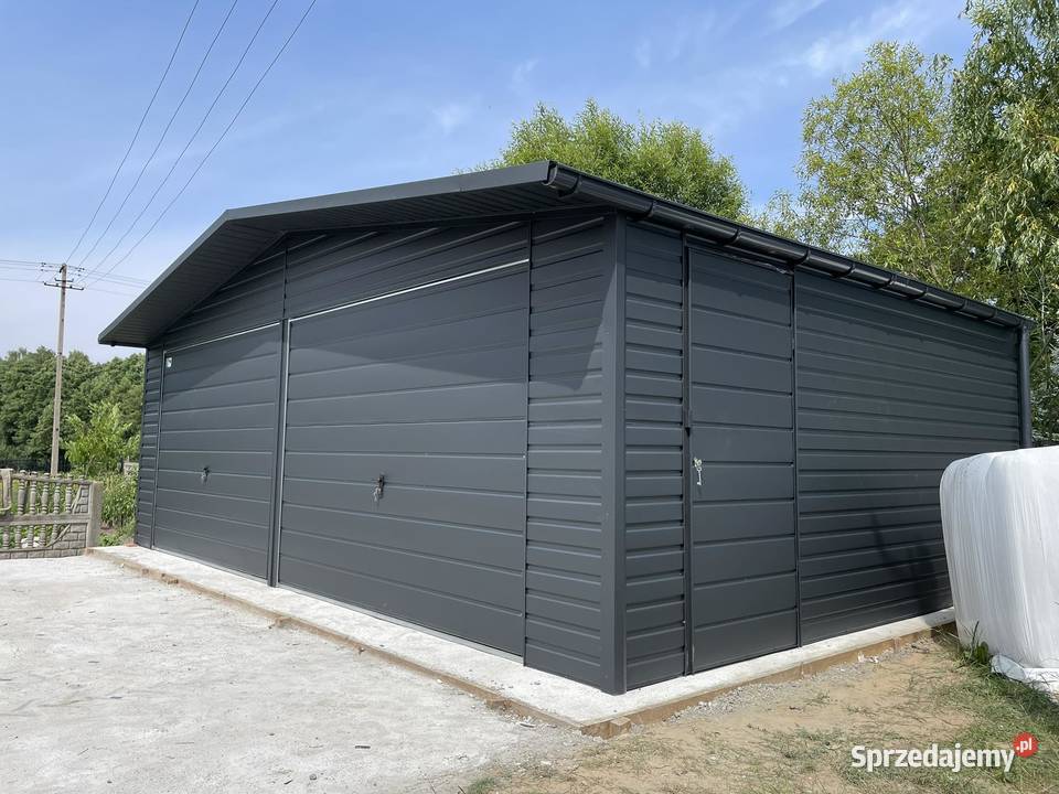 Garaż blaszany 7x5 Wzmocniony PROFILAMI Samborzec