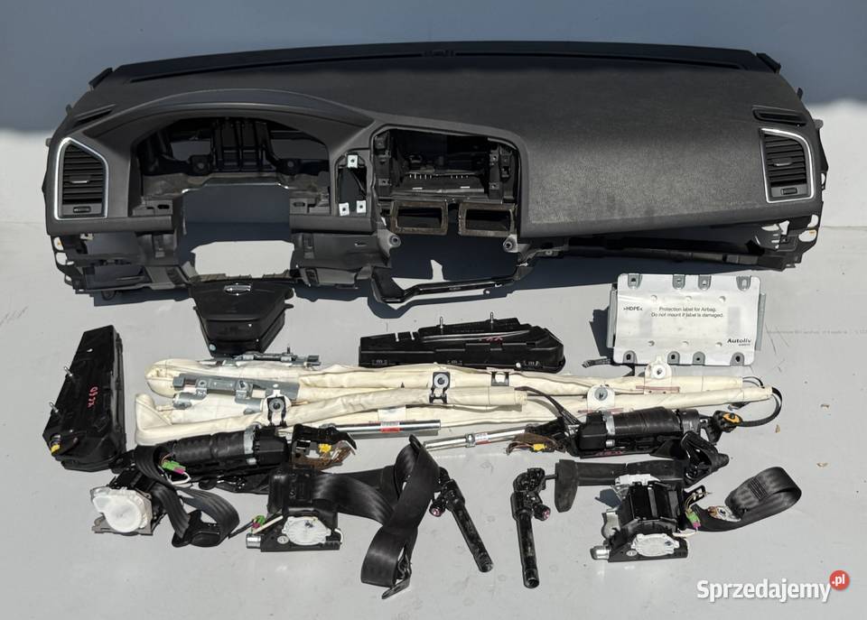 VOLVO XC60 AIRBAG DESKA PODUSZKI PASY AIR BAG dolnośląskie Kłodzko