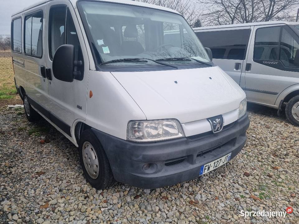 Peugeot Boxer 28 D 9Osobowy Klima ładny biały podkarpackie Przeworsk