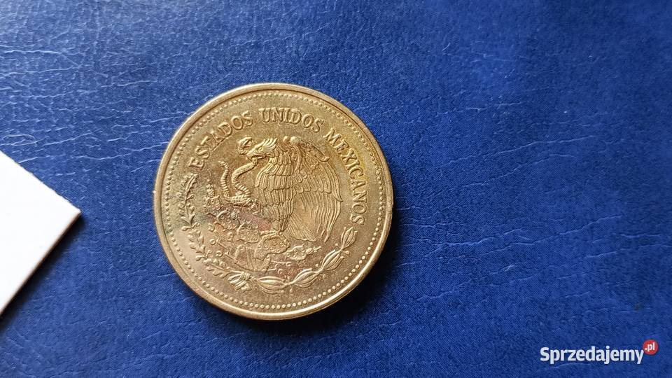 Stare monety 1000 peso 1990 Meksyk podkarpackie Lesko sprzedam