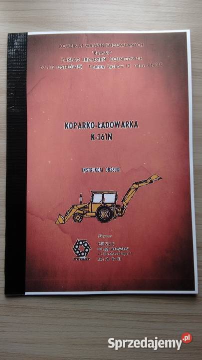 Ostrówek k 161 n instrukcja obsługi Pozostałe Stalowa Wola