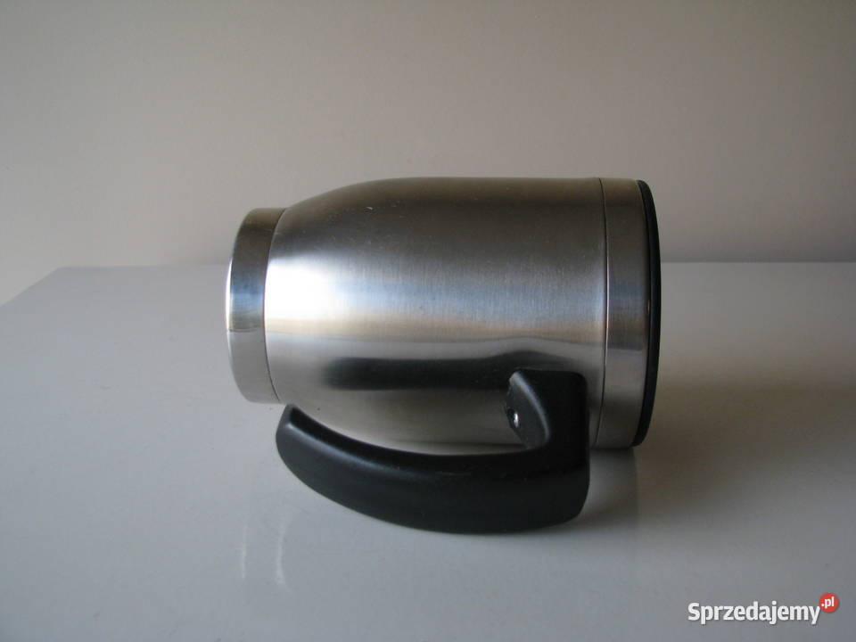 Stalowy kubek termiczny Termite z pokrywką Brzegi