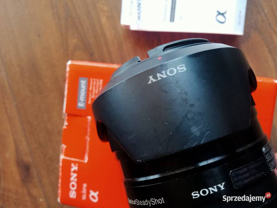 Obiektyw Sony Alpha SEL35F18 E35 F18 OSS Emount Dąbcze